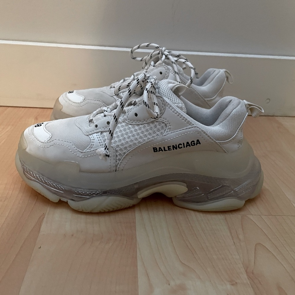 Balenciaga Triple S clear sole sneakers